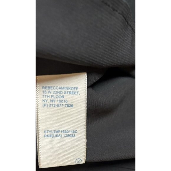 Rebecca Minkoff Gown Womens 10 Silk Gold Dot Ethereal Black Quiet Luxury NY Eve - Picture 8 of 11